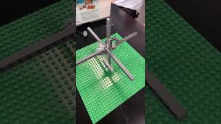 3D Cartesian Coordinate System made by the LEGO masters [upl. by Aicenad]