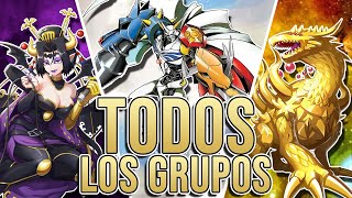 TODOS Los Grupos De DIGIMON [upl. by Laeria]