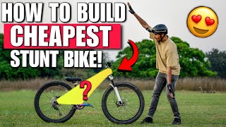 HOW TO BUILD A CHEAP STUNT BIKE  Infinity Riderzz [upl. by Adnarim220]