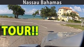 Nassau Bahamas Virtual Tour Drive around the ENTIRE island Part 2 [upl. by Nitza]