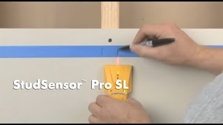 How to Use a Zircon StudSensor Pro SL Stud Finder to Find Wall Studs [upl. by Given]