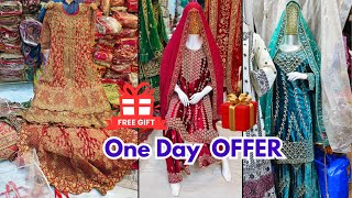 One Days OFFER Hyderabad Khada Dupatta Tail Cut Gown Sharara Bridal Expo OFFER [upl. by Armbruster]