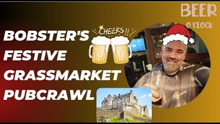 Bobsters Festive Grassmarket Pub Crawl [upl. by Crista]