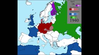 Alternate World War 2 in Europe Every Day [upl. by Erodavlas]