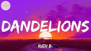 Ruth B  Dandelions Lyrics  Adele Ed Sheeran Loving Caliber MIX LYRICS [upl. by Aynatahs]