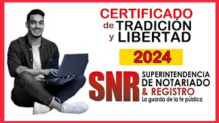 Descargar Certificado de Tradición y Libertad sin pagar demás [upl. by Eelrahc]