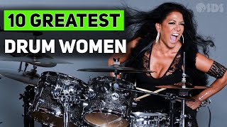 10 All Time Greatest Drum Women dare you to disagree [upl. by Noeruat745]