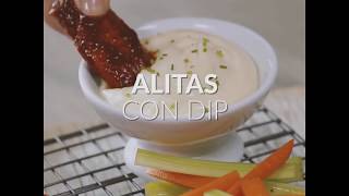 Cómo preparar Alitas con dip  Recetas Nestlé® [upl. by Nnayr]