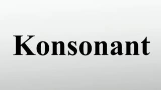 Konsonant [upl. by Lahcar]