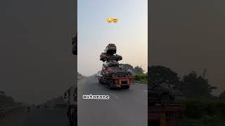 Subscribe 1k subs car tower on truck car truck tower vfx 3d [upl. by Adams]