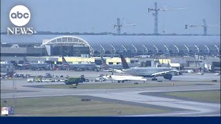 2 planes collide on taxiway at Atlanta airport [upl. by Damalis335]