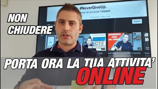 Porta ora la tua attività online  4 Semplici step [upl. by Persis]