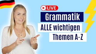 Grammatik Was brauchst du wirklich Deutsch lernen A1  C2 [upl. by Cid127]