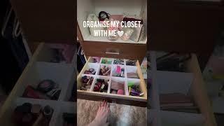 Organise my closet with me ❤️ [upl. by Alekahs84]