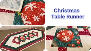 Get Ready for a STUNNING Christmas Table with This Easy Quilted Table Runner Tutorial [upl. by Rainah873]