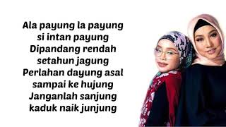 Intan Payung  Bunga ft Noraniza Idris Lirik [upl. by Lyris]