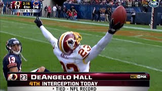 That Time DeAngelo Hall Singlehandedly Beat the Bears Redskins vs Bears 2010 Week 7 [upl. by Sawyer]