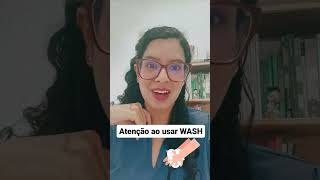 ❌ Não usamos WASH para dizer quotlimpar a casaquot em inglês ingles aulaingles inglês [upl. by Eissac939]