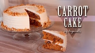 Tarta de Zanahoria CARROT CAKE con Frosting de Queso · Receta Fácil y Rápida [upl. by Jennee]