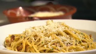 Spaghetti Carbonara  Rick Stein  BBC Studios [upl. by Quiteri]