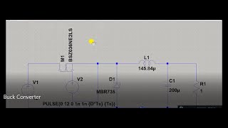 Design and Simulation of Buck Converter Using LTspice [upl. by Mukul47]