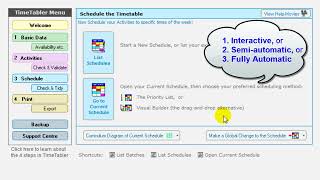 Using TimeTabler to schedule your school timetable [upl. by Norward]