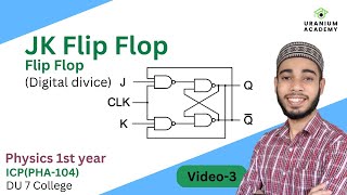 JK flip flop  JK ফ্লিপ ফ্লোপ গঠন ও কার্যপ্রনালী [upl. by Frankie]