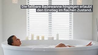 Faltbare Badewanne für Erwachsene Test 2021  die besten 5 im Vergleich 🛀 [upl. by Oihsoy768]