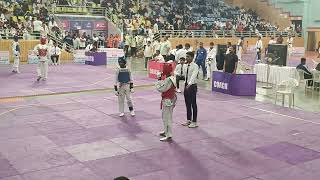 School games state live taekwondo match kon jitega 🟥red or blue 🔵 [upl. by Earised474]