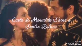 Carta de Manuelita Sáenz a Simón Bolívar [upl. by Enelra]