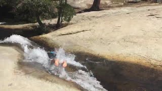 Adams Adventures Natural Kern River Water Slides in the Sequoia National Forest [upl. by Adnorhs611]