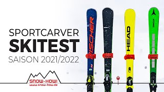 SKITEST SportCarver  Atomic Redster X9S Fischer RC4 HEAD WCR eRace Pro Elan Amphibio [upl. by Eimarrej]