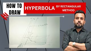 HOW TO DRAW HYPERBOLA  ENGINEERING DRAWINGGRAPHICS [upl. by Atsirak793]