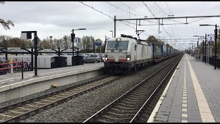 LKW Walter Intermodal Train at HorstSevenum the Netherlands 🇳🇱 November 142024 trainspot Railfan🎥 [upl. by Selhorst203]