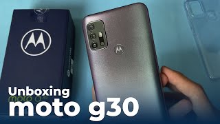 moto g30 Unboxing y primeras impresiones [upl. by Oicor]