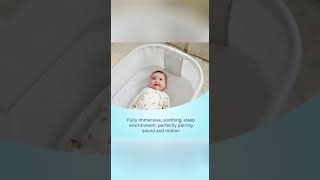 Soothing Baby Bassinet – Smart Newborn Bassinet with Automatic Cry Detection amp R [upl. by Malamud]