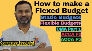 Flexible Budgeting  Flexed Budgets  Static Budgets  Static vs Flex Budget  Commerce Specialist [upl. by Clarie]