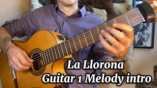 Learn to Play La Llorona  Angela Aguilar 🎶 Guitar 1 Melody Intro Tutorial [upl. by Nuli822]