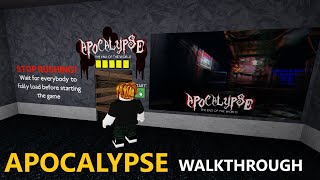 ESCAPE ROOM APOCALYPSE Walkthrough Roblox [upl. by Nirrek727]