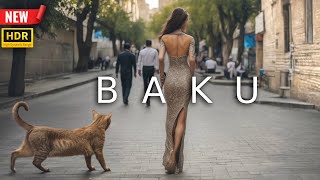 🇦🇿 BAKU Azerbaijan 4K HDR Walking Tours [upl. by Felicidad]