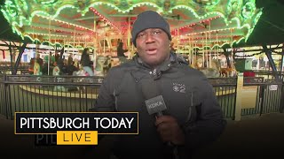 Previewing the Kennywood Holiday Lights on PTL [upl. by Yedoc]