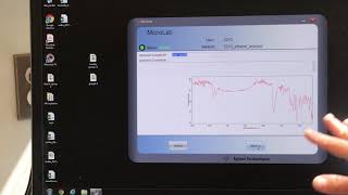 Running sample on the Cary 630 ATRFTIR using Microlab PC [upl. by Aleira]