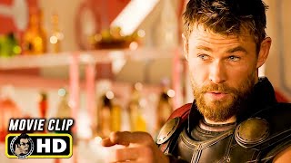 Thor Throws His Hammer At Loki  Loki As Odin Scene  Thor Ragnarok 2017 Movie Clip HD [upl. by Ttayw192]