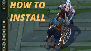 How to Install Wheelchair Yasuo Custom Skin [upl. by Essirehc922]