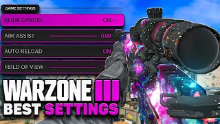 Warzone 3 BEST CONTROLLER Settings for PC amp CONSOLE Warzone Best Settings [upl. by Nosreve]