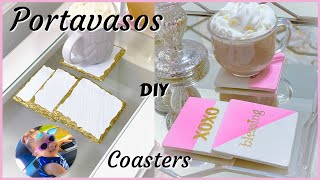 DIY Portavasos o Coasters super fácil  DIY Coasters [upl. by Tillio]