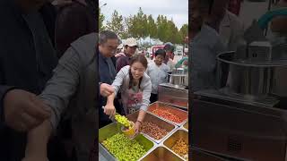 🥰 Satisfying with street food 🥳 streetfood satisfying satisfyingvideo [upl. by Baptista]