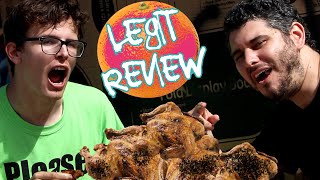 LEGIT FOOD REVIEW  Dumpster Chicken Ft H3H3 [upl. by Yeldnarb246]