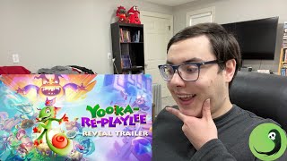 YookaReplaylee  Official Reveal Trailer Reaction [upl. by Arman]