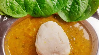 Mangalore Spinach special Sambar or saaruHigh calcium and protein Saaru [upl. by Whitebook]